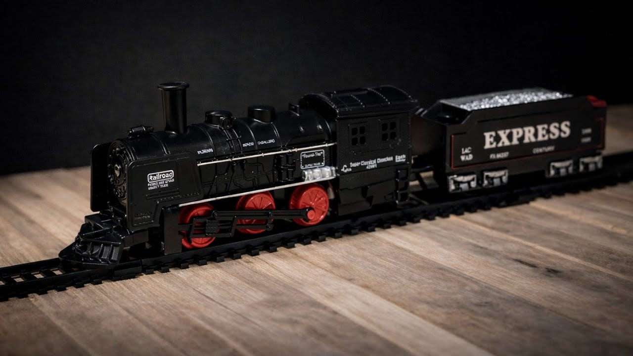 Classic Model Locomotive ASMR | Wheel Sounds on Rail (No Talking)
