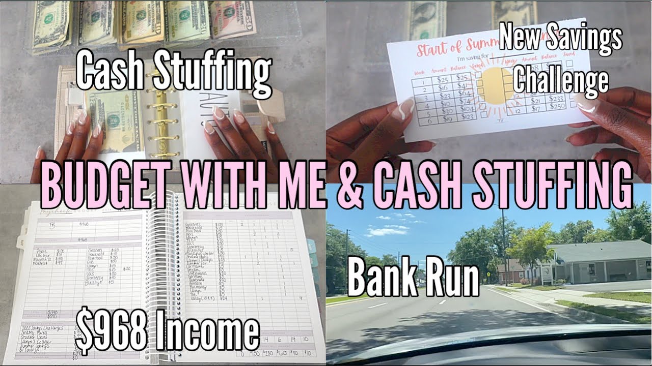 APRIL 2022 1ST PAY BUDGET W ME + CASH STUFFING| ☀️ SUMMER SAVINGS CHALLENGE ☀️| TAYLORBUDGETS