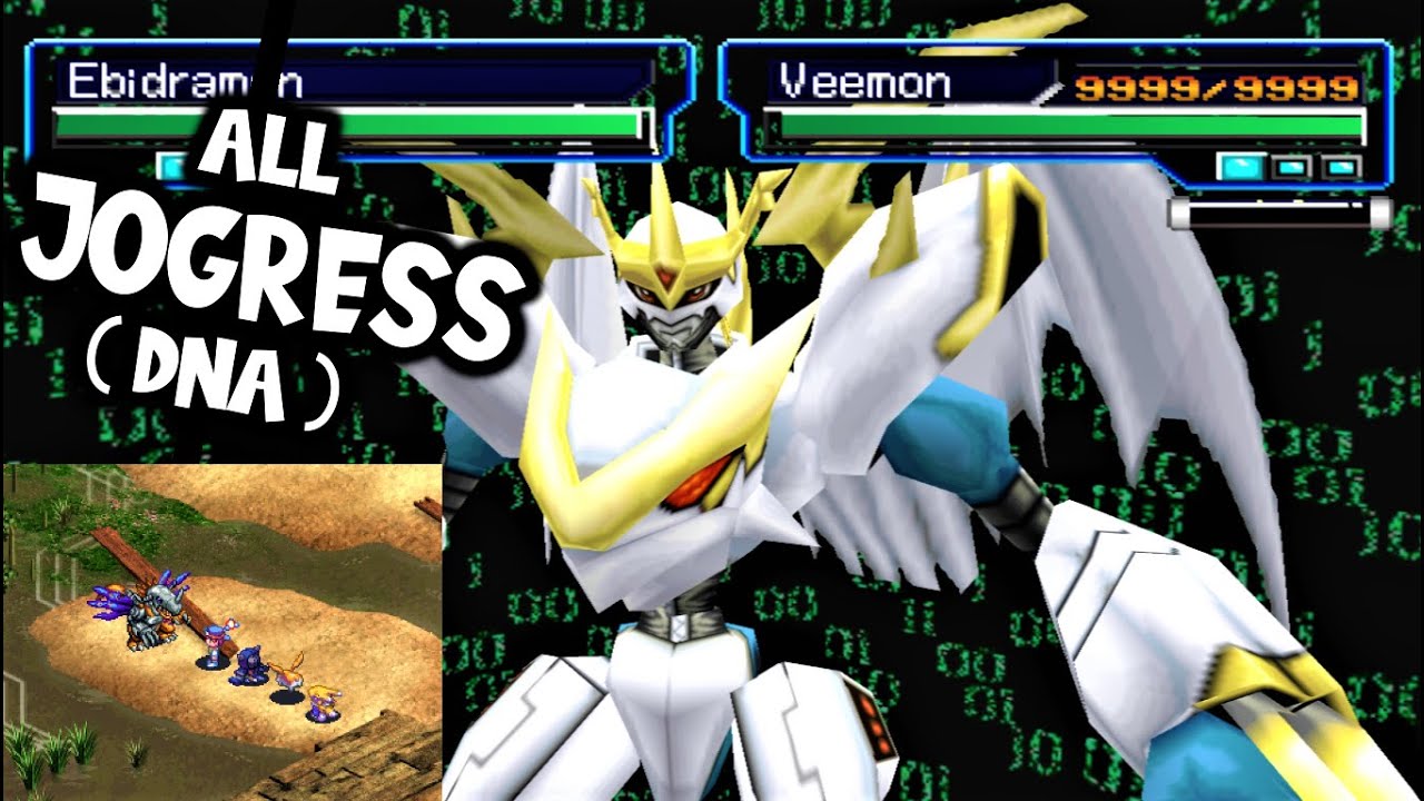 Semua JOGRESS DNA Digimon World 3 PS1