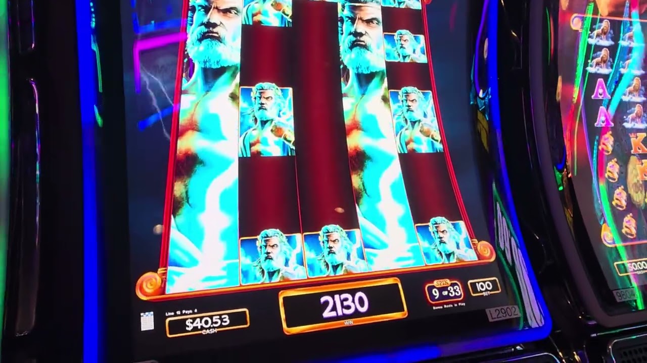 We got 13 Free Spins on Zeus at The Orleans
