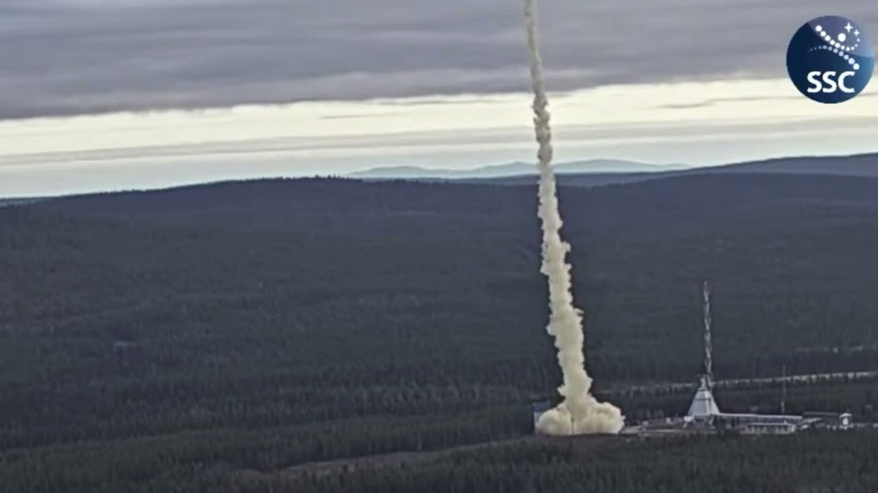 VBS-30 Sounding Rocket Launches TEXUS 57 from Sweden!