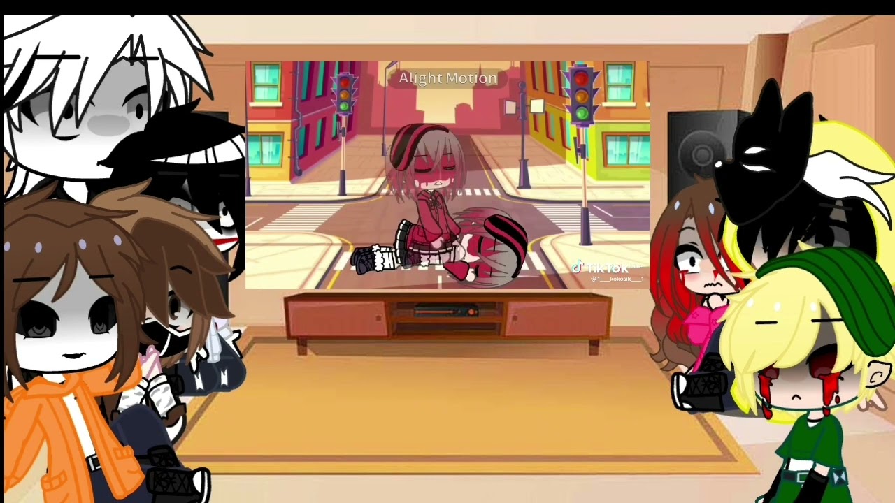 Creepypastas reaccionan a gacha tiktoks 1/2