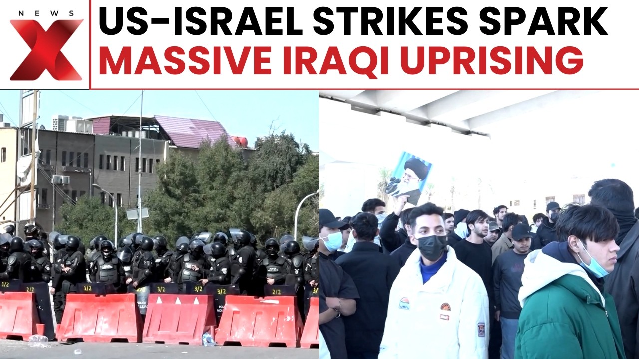 Shocking protests in Iraq after U.S.-Israeli strike wipes out Khamenei and civilians!