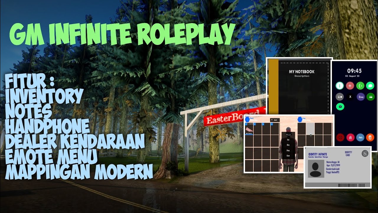 SHARE GAMEMODE INFINITE ROLEPLAY SUPPORT ALL HOST
