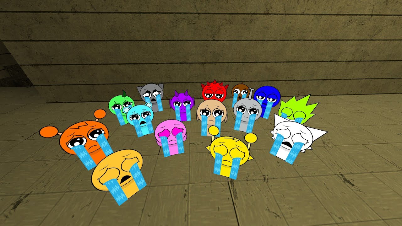 Saving 15 Chibi Sprunkis In GMOD's NPC Battle