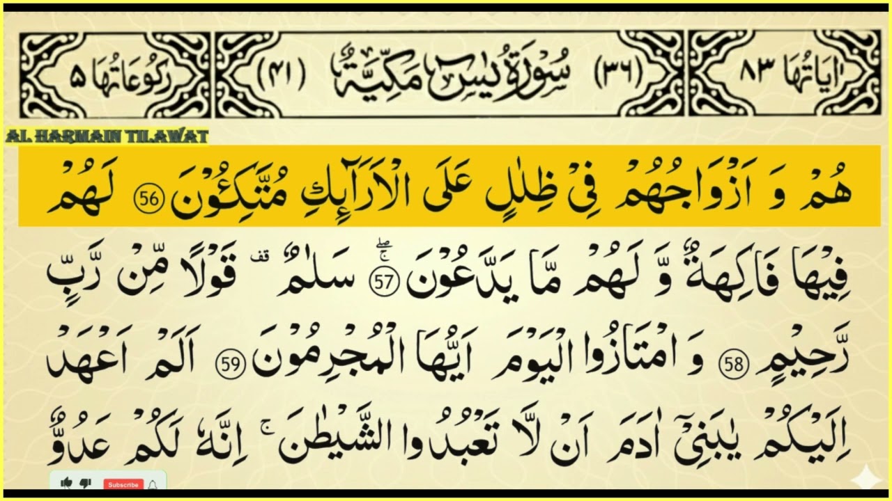 Surah Yasin | Surah Rahman | By Sheikh Alaa Aql | Full With Arabic Text (HD)