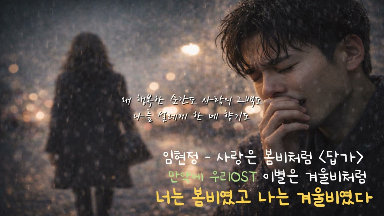 임현정 - 사랑은 봄비처럼 이별은 겨울비처럼 | 답가 [ 너는 봄비였고, 나는 겨울비였다 ] 남자입장ver.