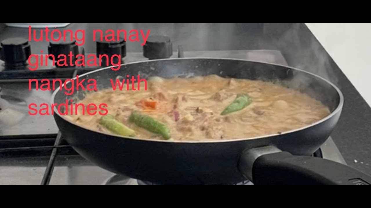 how to cook young  jackfruit with coconut milk and sardines  lutong bahay ni Inday