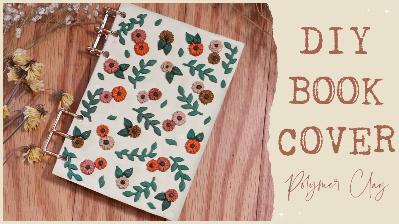 DIY Book Cover | Polymer Clay Book Cover | Journal