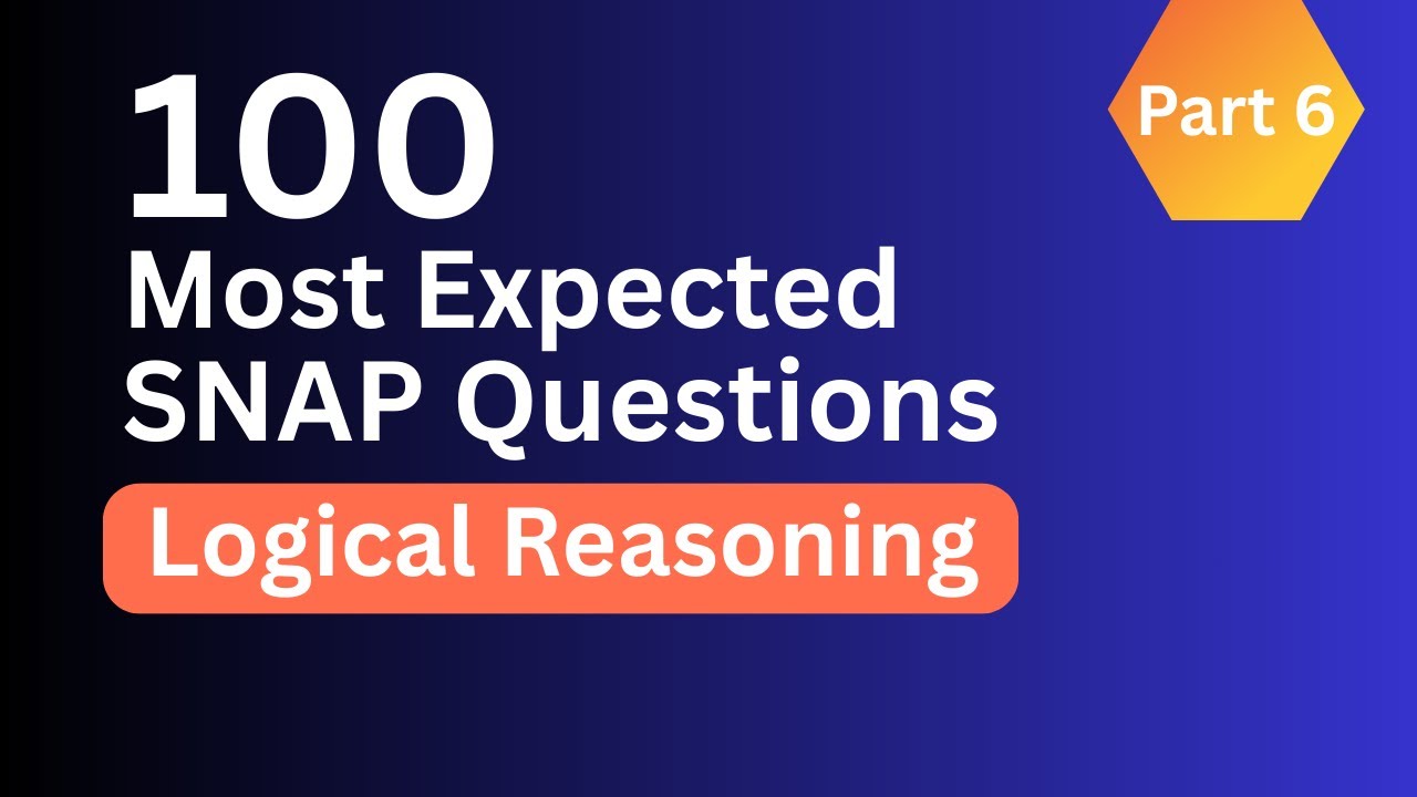 SNAP 2025 | 100 Most Expected Quant & DI Questions | SNAP Quantitative Aptitude Preparation Part 6