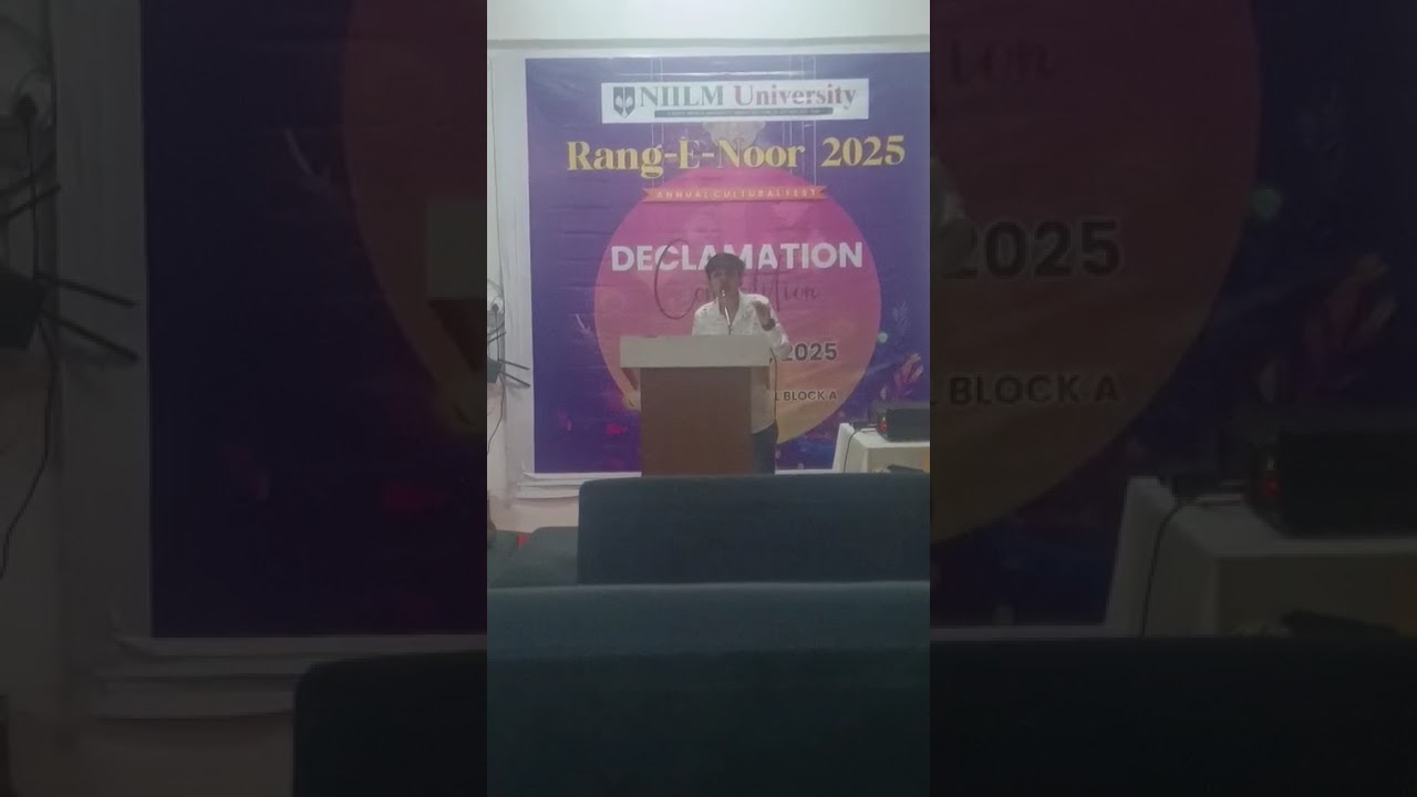 RANG - E- NOOR (2025-26) at NIILM University, Kaithal 