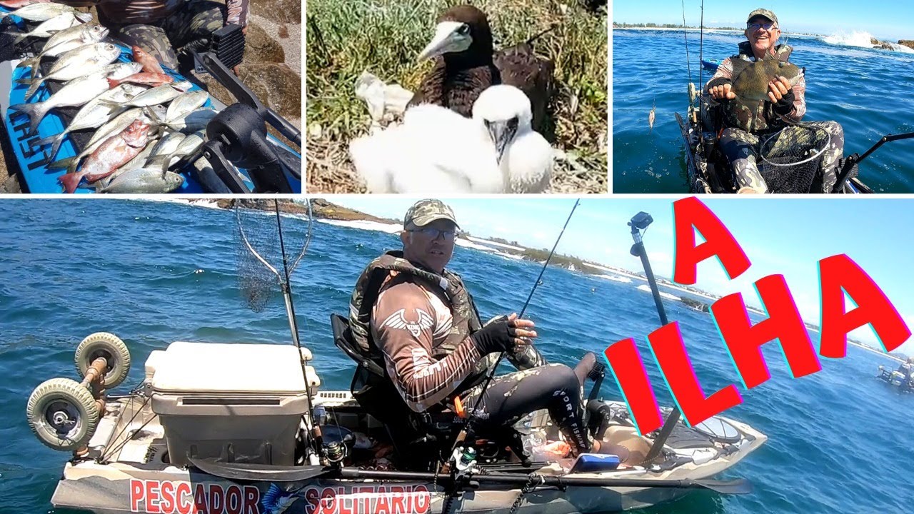 A ILHA - PESCARIA DE CAIAQUE NA ILHA DO PONTAL EM ARRAIAL DO CABO (ISLAND FISHING)