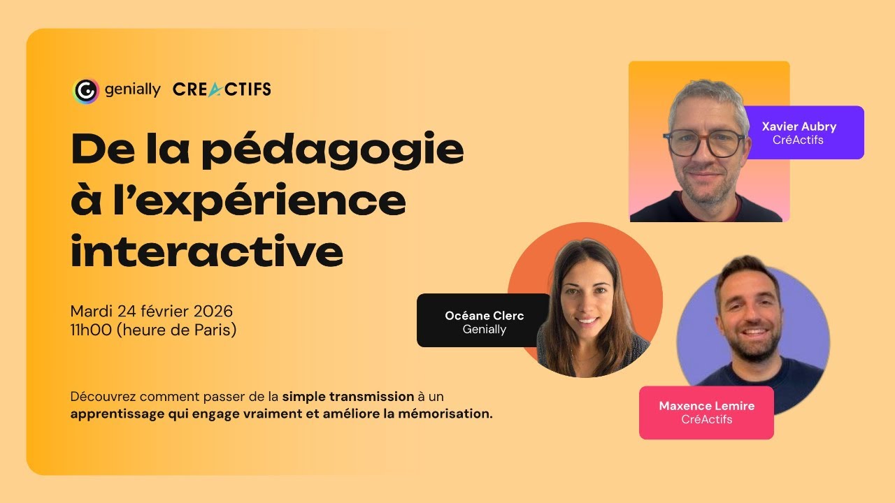 De la pédagogie à l’expérience interactive | Webinar