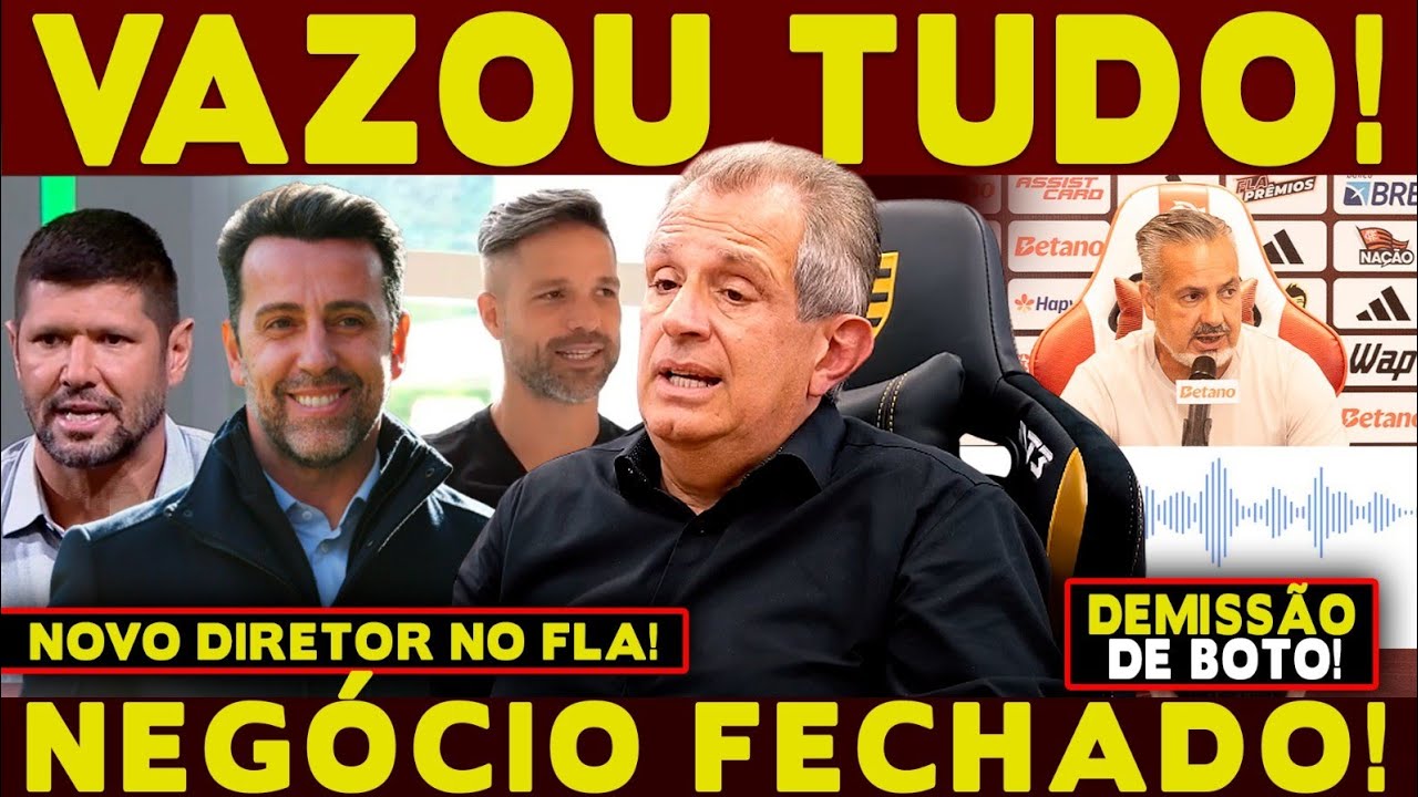 VAZOU TUDO! DEMISSÃO DE BOTO! MUDANÇA RQDICAL! BAP QUEBRA O SILÊNCIO! CONTRATAÇÃO DE PESO!