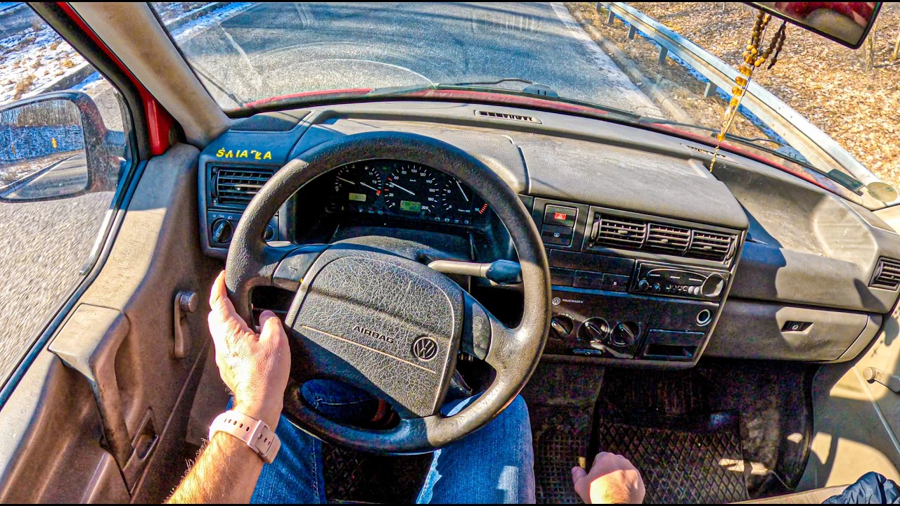 1998 Volkswagen Transporter (T4 1.9 D 68 hp) | POV Test Drive #2333 Joe Black