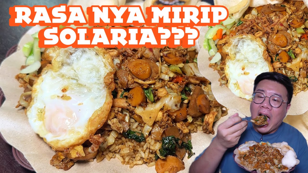 EX CHEF SOLARIA JUALAN NASI GORENG GEROBAKAN DI BELAKANG PERUMAHAN MEWAH!!