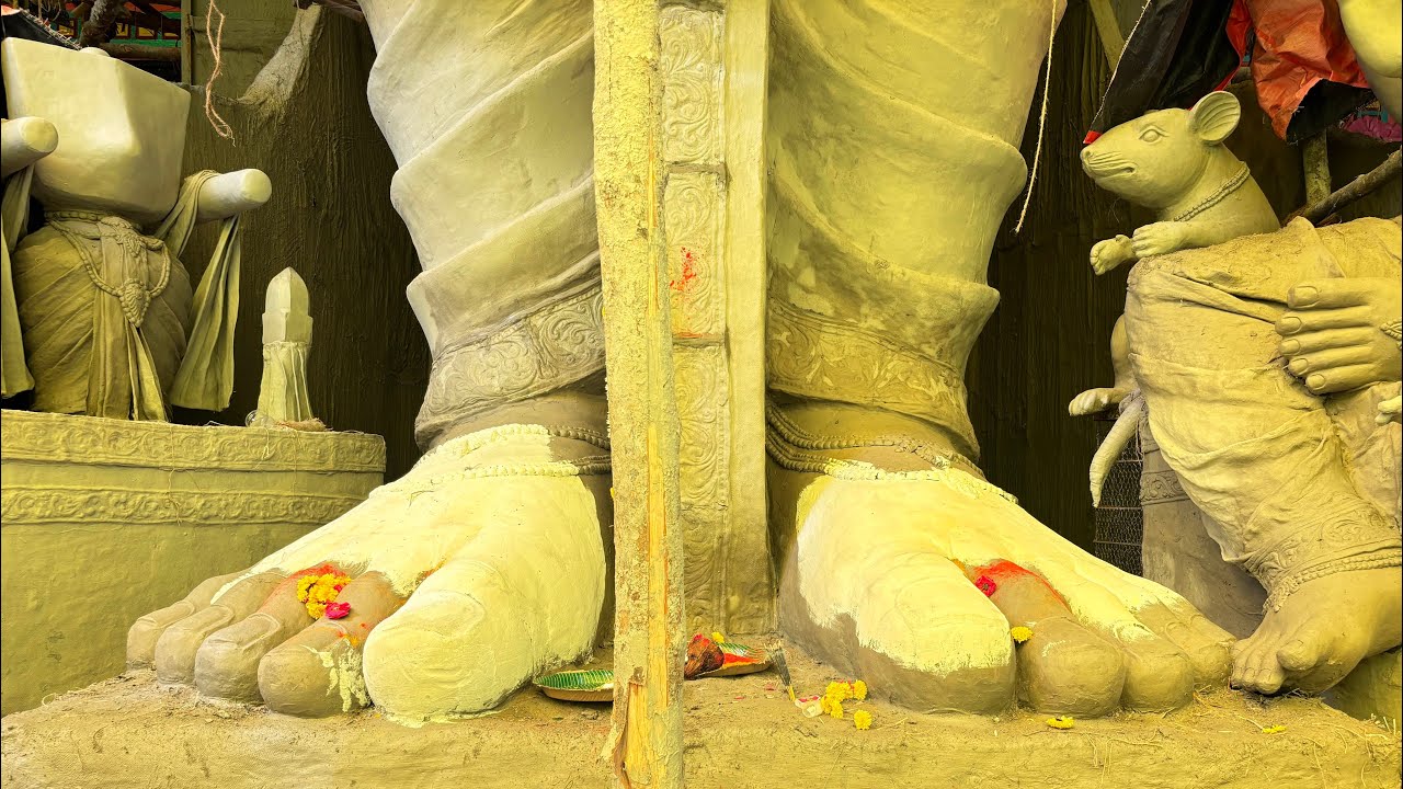 Khairatabad Bada Ganesh Padala Painting started Jai Sri Ganesha Jai Sri ram #2025