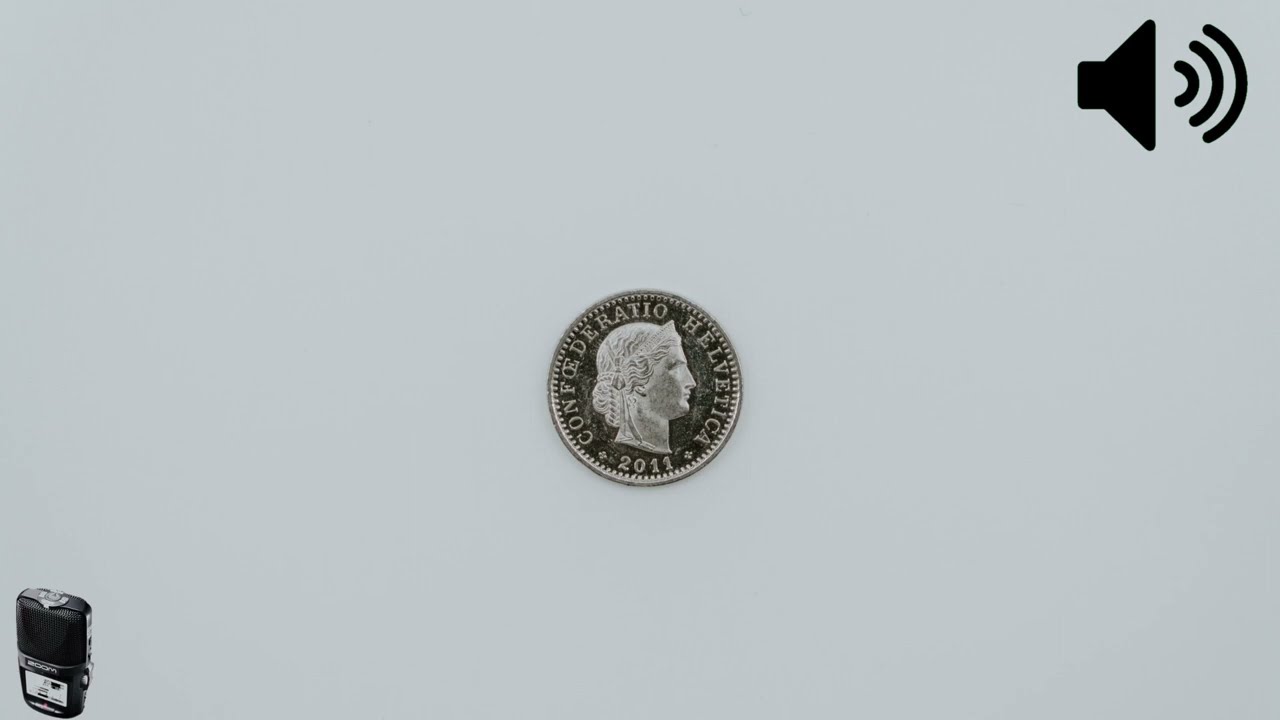 Dropping coin on a wood table Sound Effect (Royalty Free)