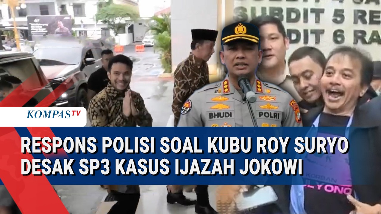 Roy Suryo CS Desak SP3 Kasus Ijazah Jokowi, Ini Respons Polisi