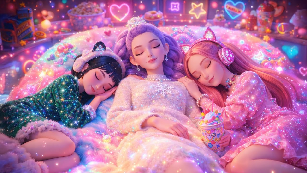 Huntrix Girls Sweet Dreamland 💖✨ Снятие тревоги и повышение уровня мелатонина с помощью Huntrix -...