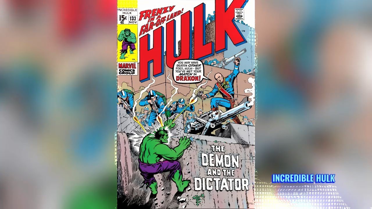 Marvel Comics History: Incredible Hulk #133 (November 1970) #marvelcomics