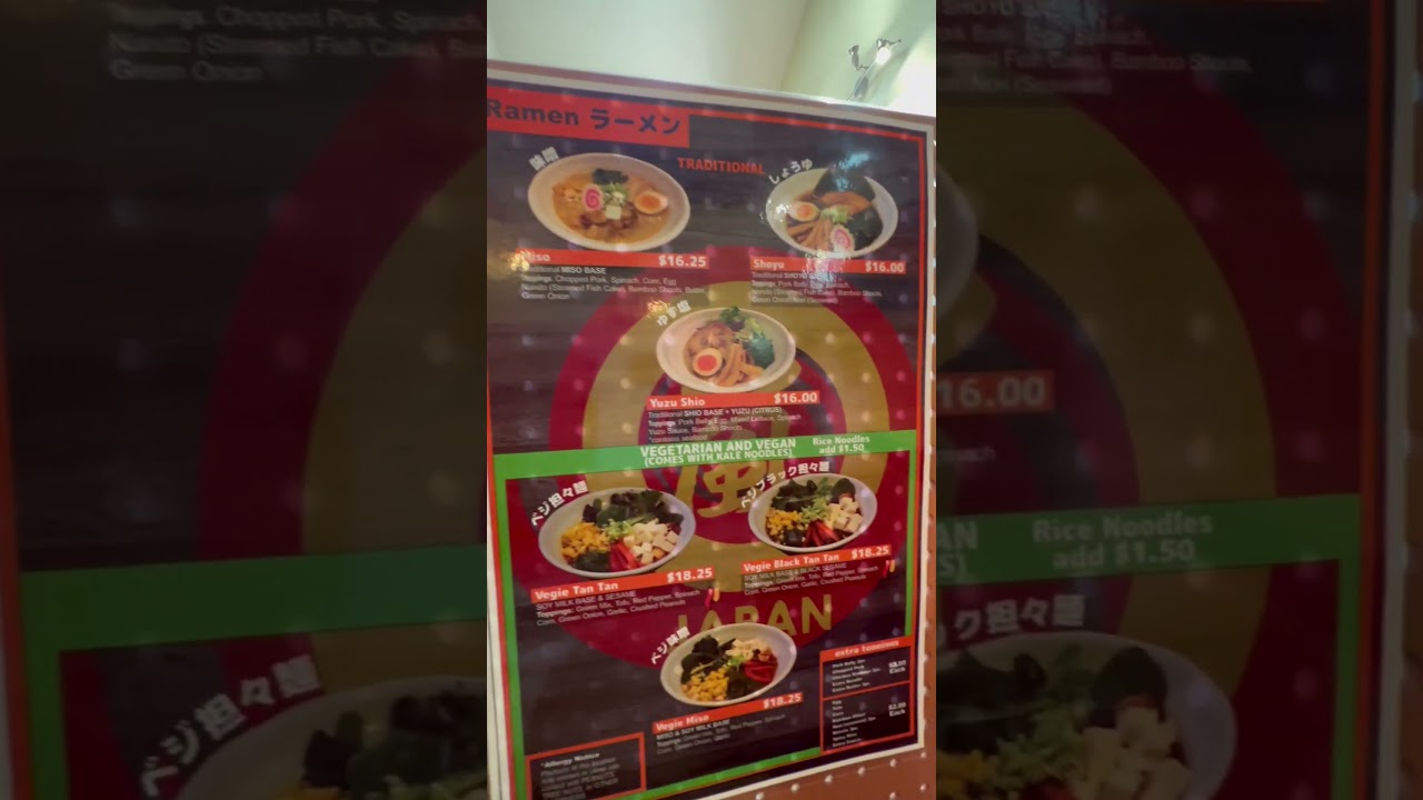 Ramen Arashi the Best Ramen I tasted so far in Victoria B.C. Canada