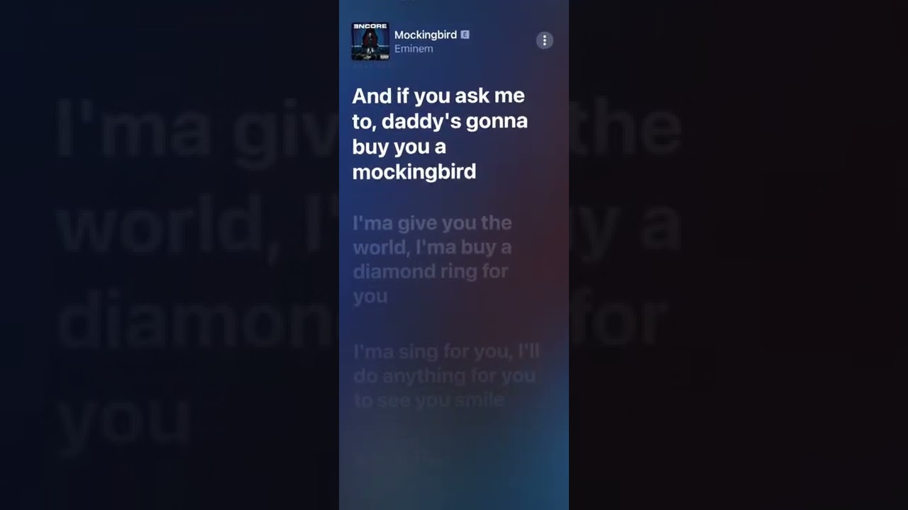 Mockingbird Sped Up - Eminem
