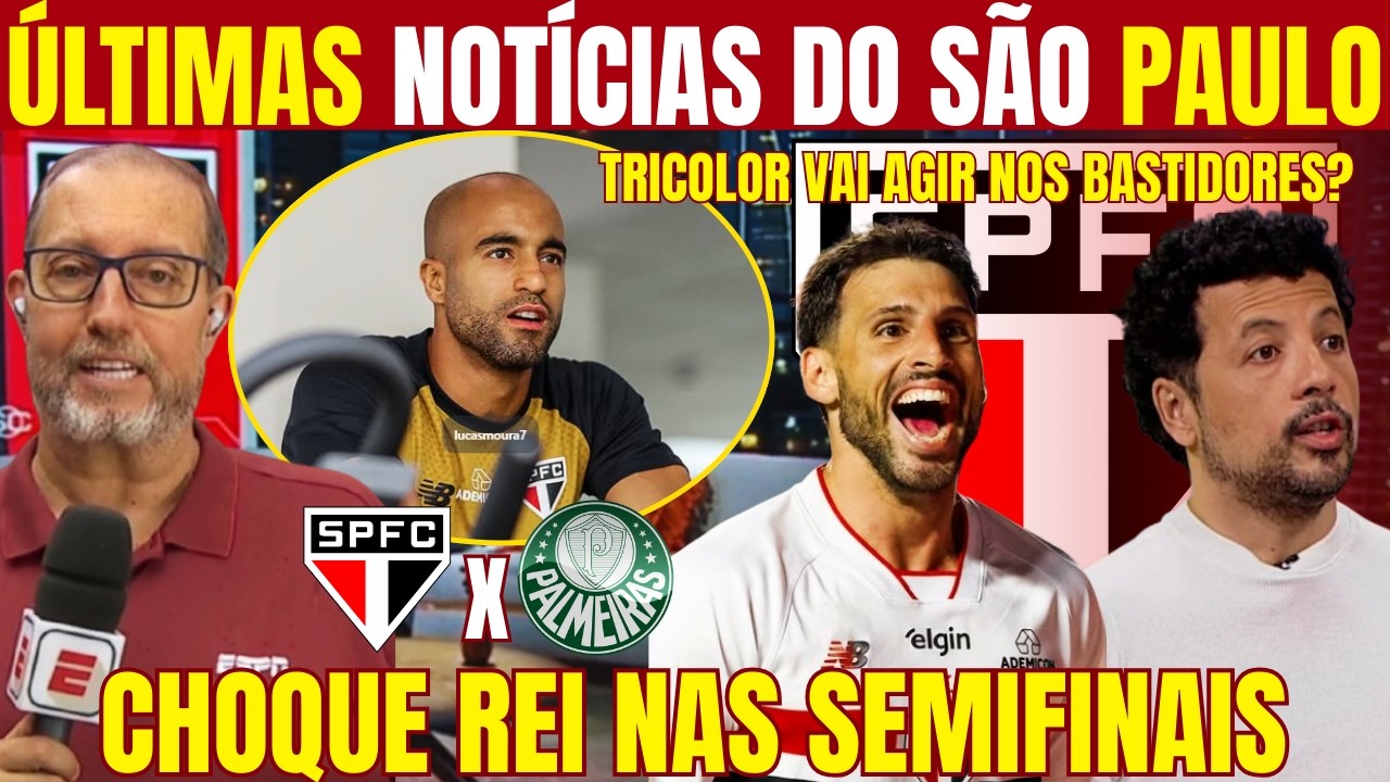 SEGUNDA AGITADA NO SÃO PAULO! CHOQUE NO PAULISTÃO PODE MUDAR PLANEJAMENTO TRICOLOR! LUCAS CONFIRMADO
