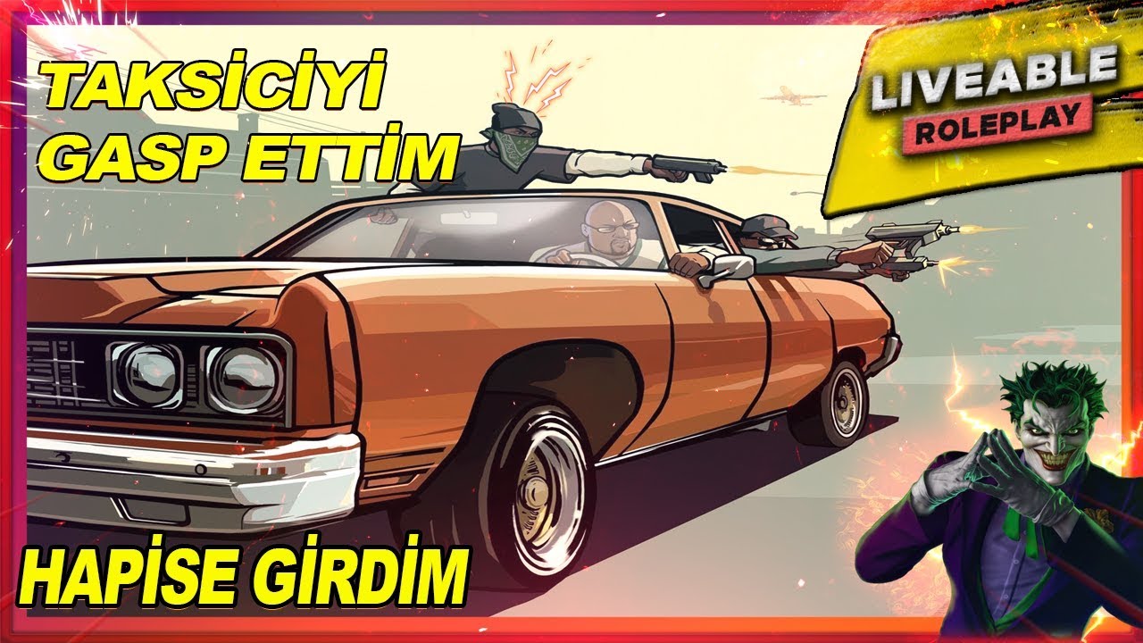 | MTA | Taksiciyi Gasp Ettim 🔪 Polisle Çatıştık ve Hapise Girdim 😱 Sesli Liveable Roleplay 💎