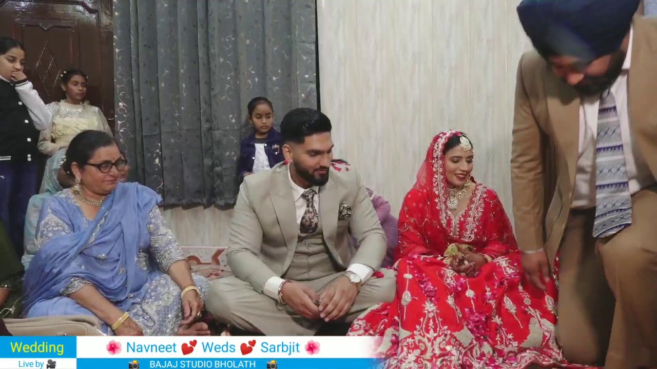 Wedding ceremony of- Navneet singh weds Sarbjit kaur