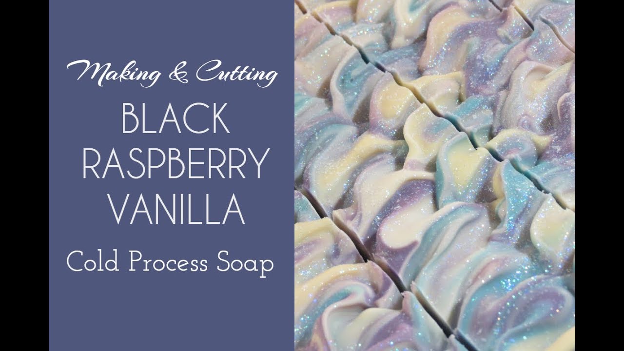 Making Black Raspberry Vanilla Cold Process Soap | Petals Bath Boutique