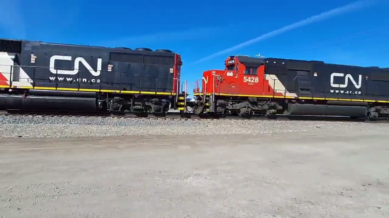 2/28/26 caught EJ&E sd40r in mattoon 