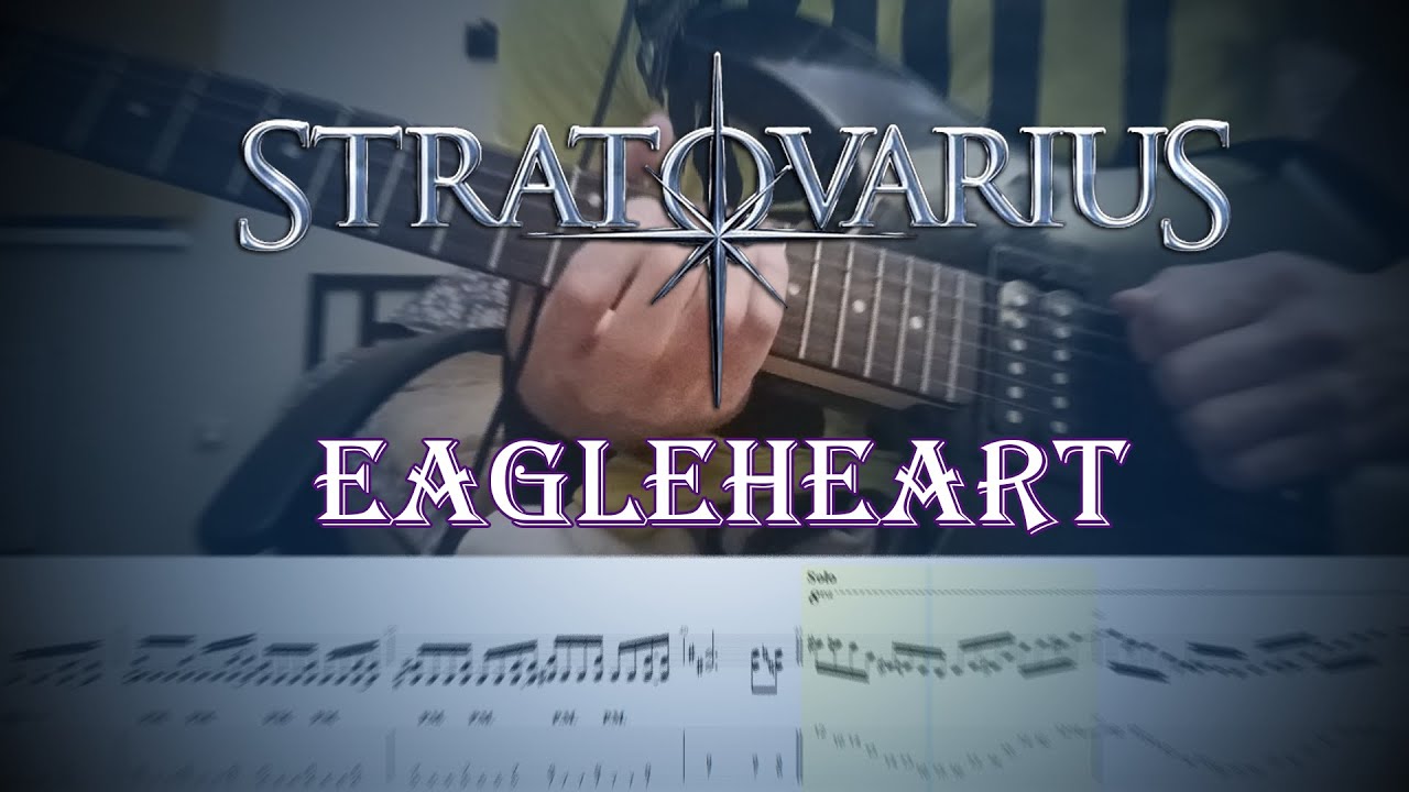 Eagleheart - Stratovarius [Guitar+Keyboard Cover] w/ tabs+sheet