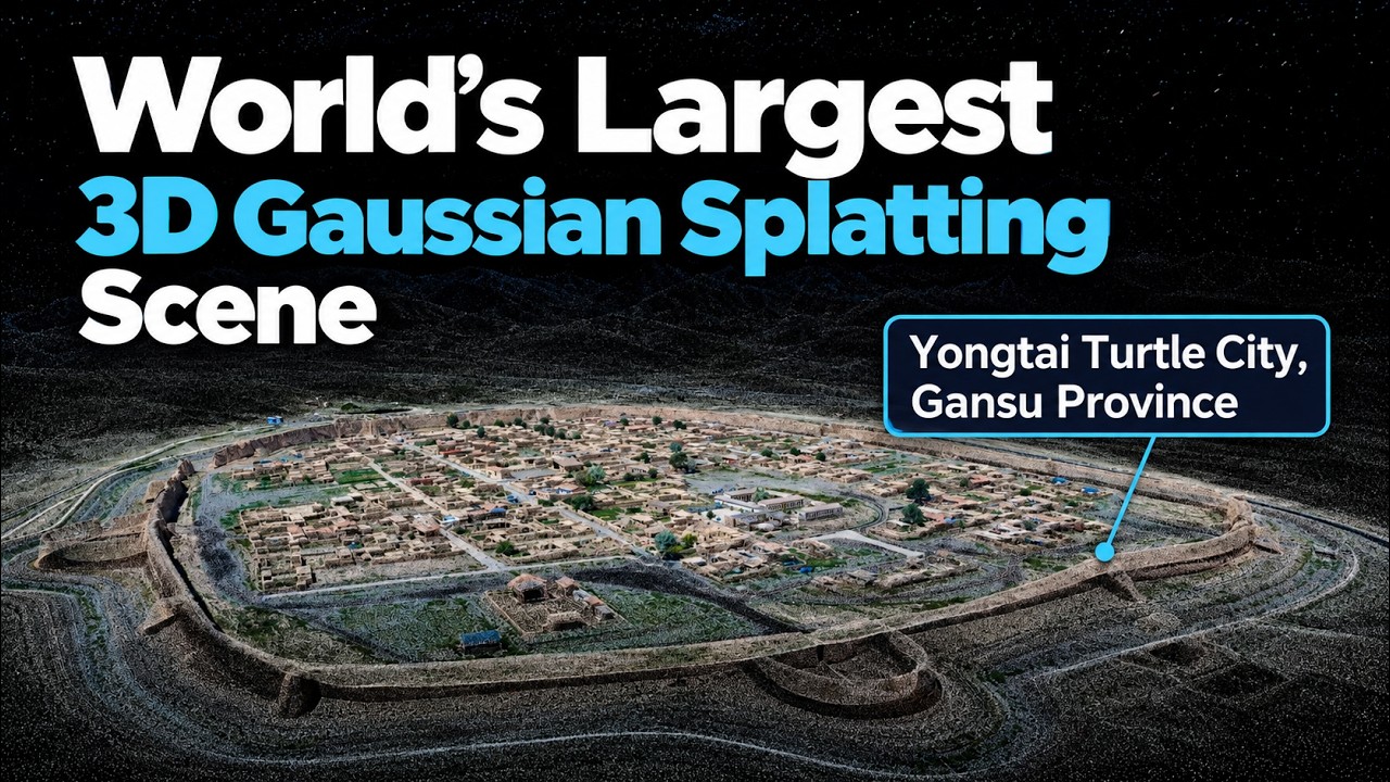 Rebuilding a Lost Ancient City with AI | 2.4 Billion Gaussian Points