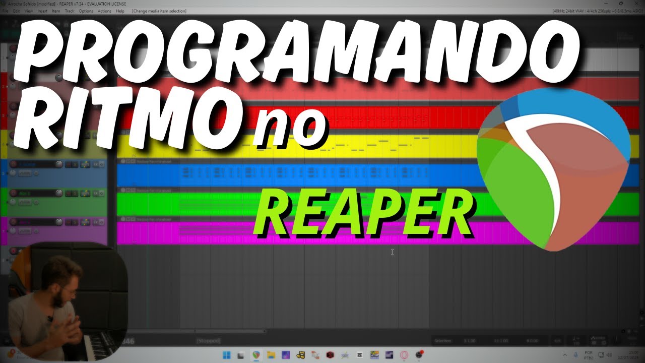 Criei um Ritmo do ZERO no Reaper para Teclados Yamaha – Ouça o Resultado Final!