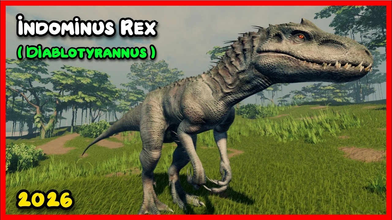Roblox JURASSIC GENESIS Indomitable Fury Badge (2026) | DIABLOTYRANNUS [INDOMINUS REX]