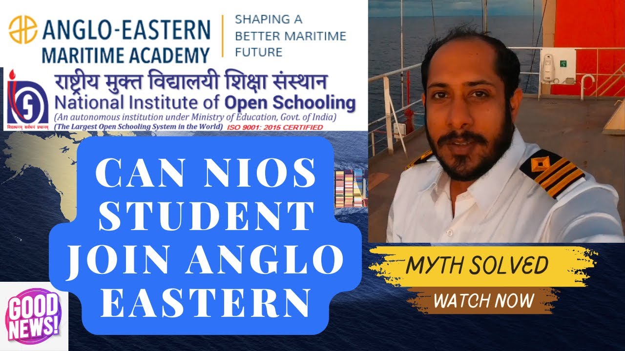 Can NIOS Students Join Anglo Eastern for DNS Sponsorship? | Eligibility Explained