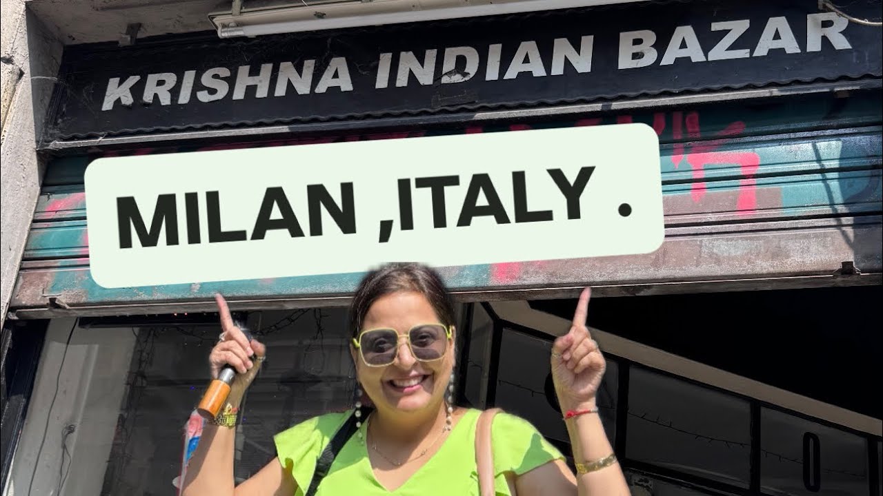 Indian Grocery in Milan ,Italy vlog 1 
