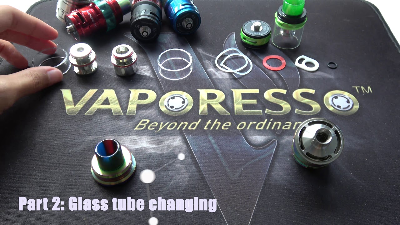 How to change Vaporesso Cascade Coil & Glass tube & Seal rings | Your best non leaking tank