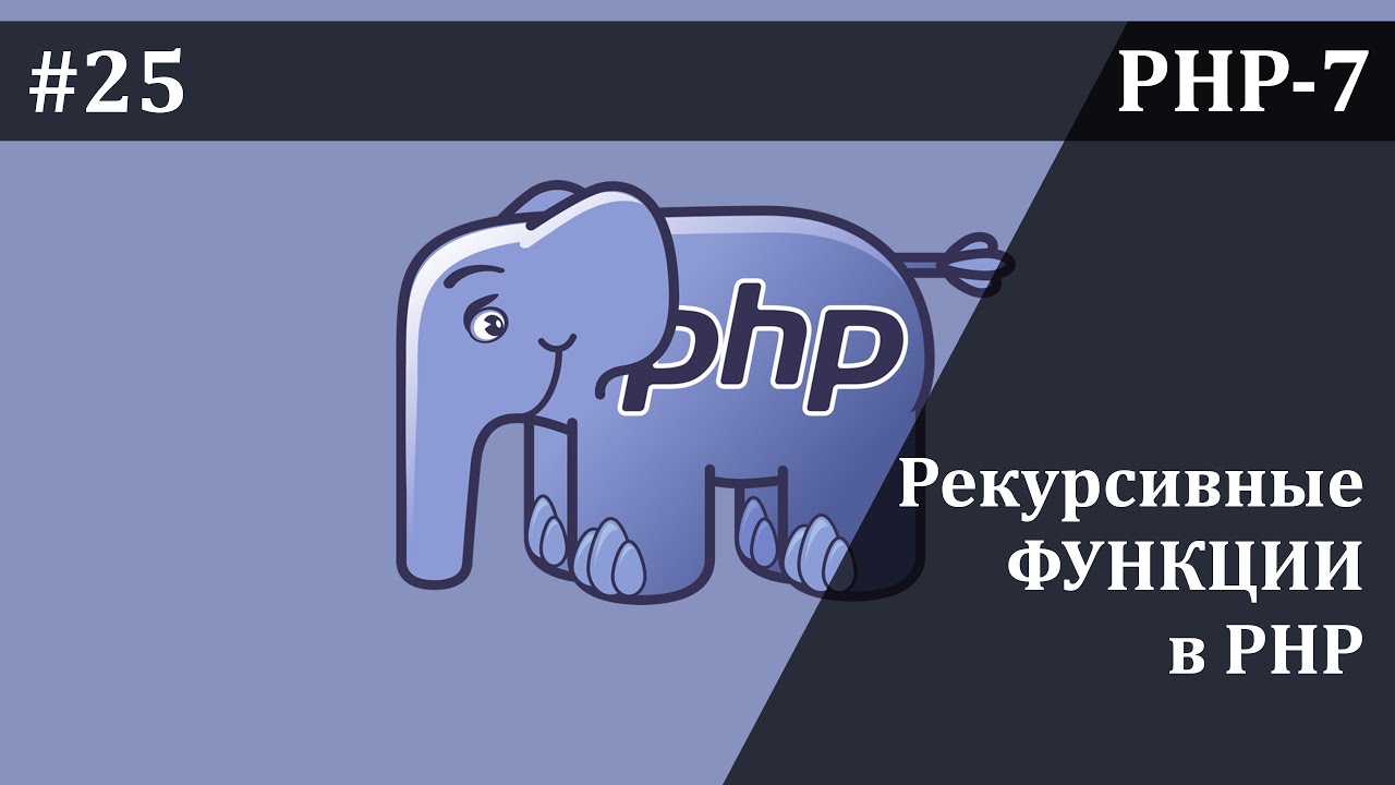 Рекурсивные функции в PHP | Базовый курс PHP-7