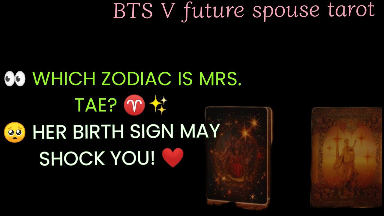 What Zodiac Sign Is Taehyung's Future Wife?😱 Astrology Prediction 🙇 #taehyung #birth chart analysis