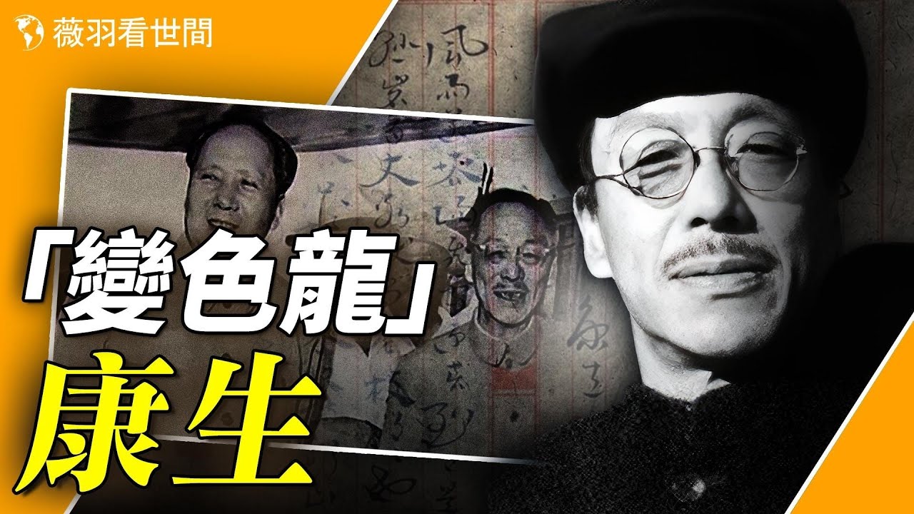 中國的貝利亞，康生的雙重人格，藝術家和劊子手的合體。【歷史真相】｜薇羽看世間 第732期
