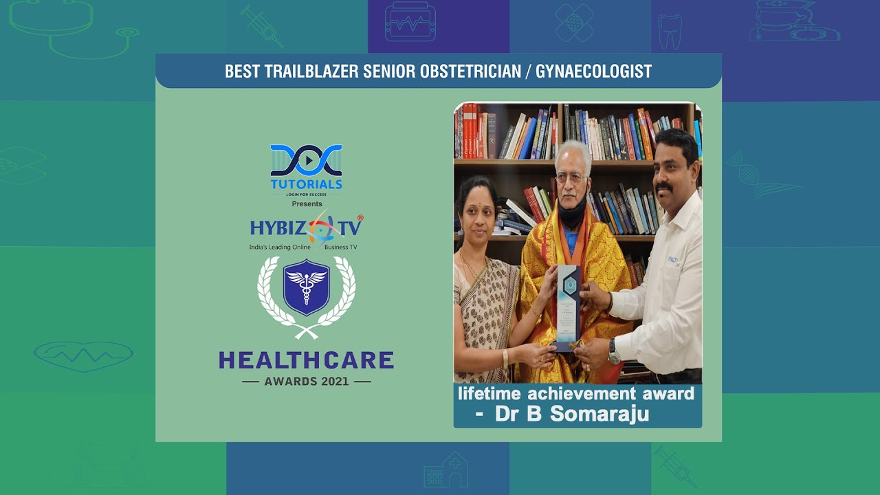 Dr B Somaraju - Hybiz Healthcare Lifetime Achievement Award || Hybiz tv