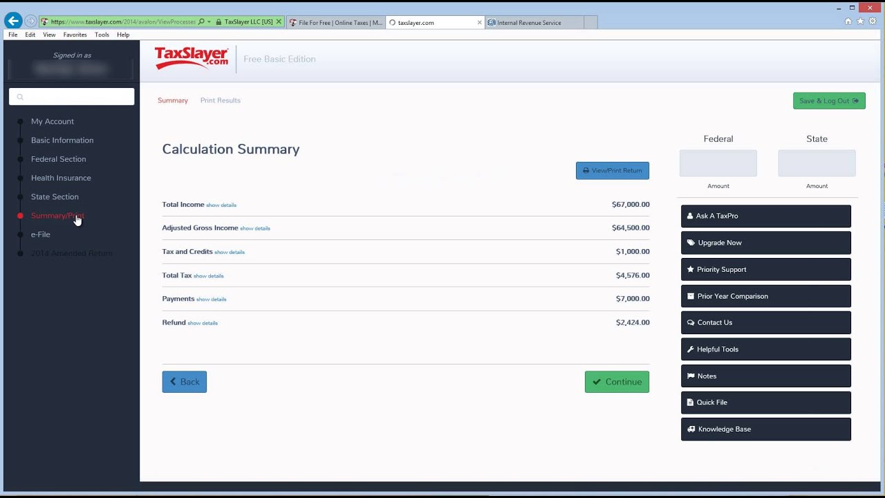 How to View Return before E-filing