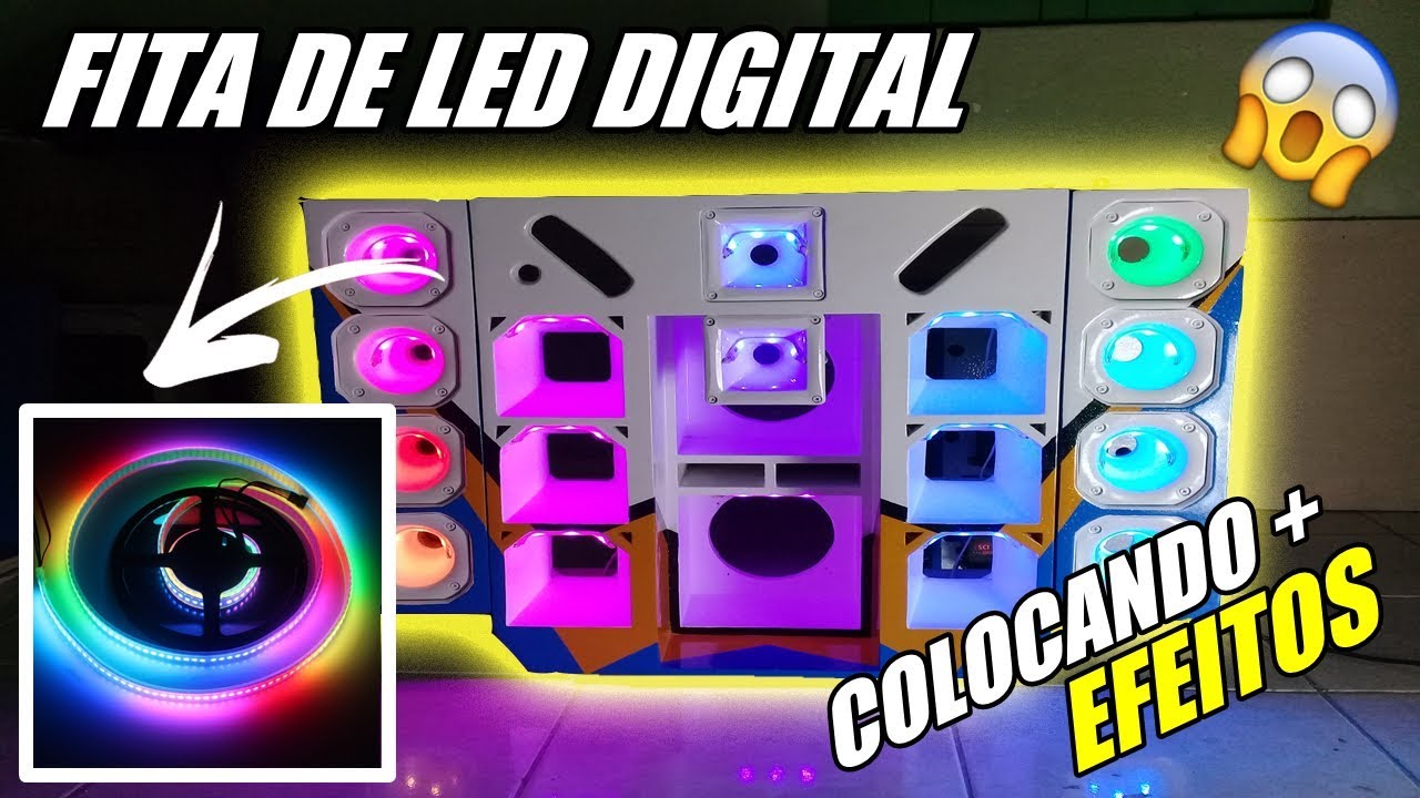 DICAS COMO INSTALAR FITA DE LED DIGITAL | COLOCANDO MAIS EFEITOS