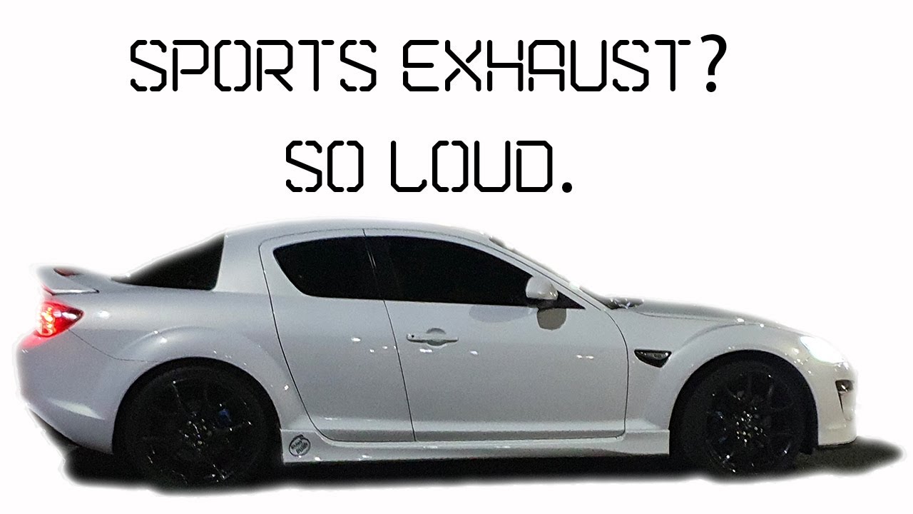Mazda Rx8 R3 revs with a sports exhaust!