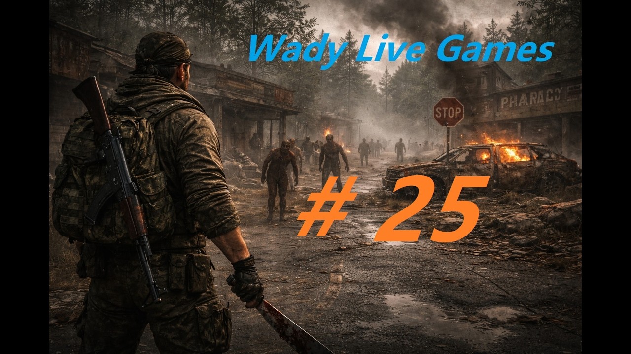 7 Days to die 2.5 - 4 days Blood Moon with Friend and New Mods - Wady Live games Ep 25
