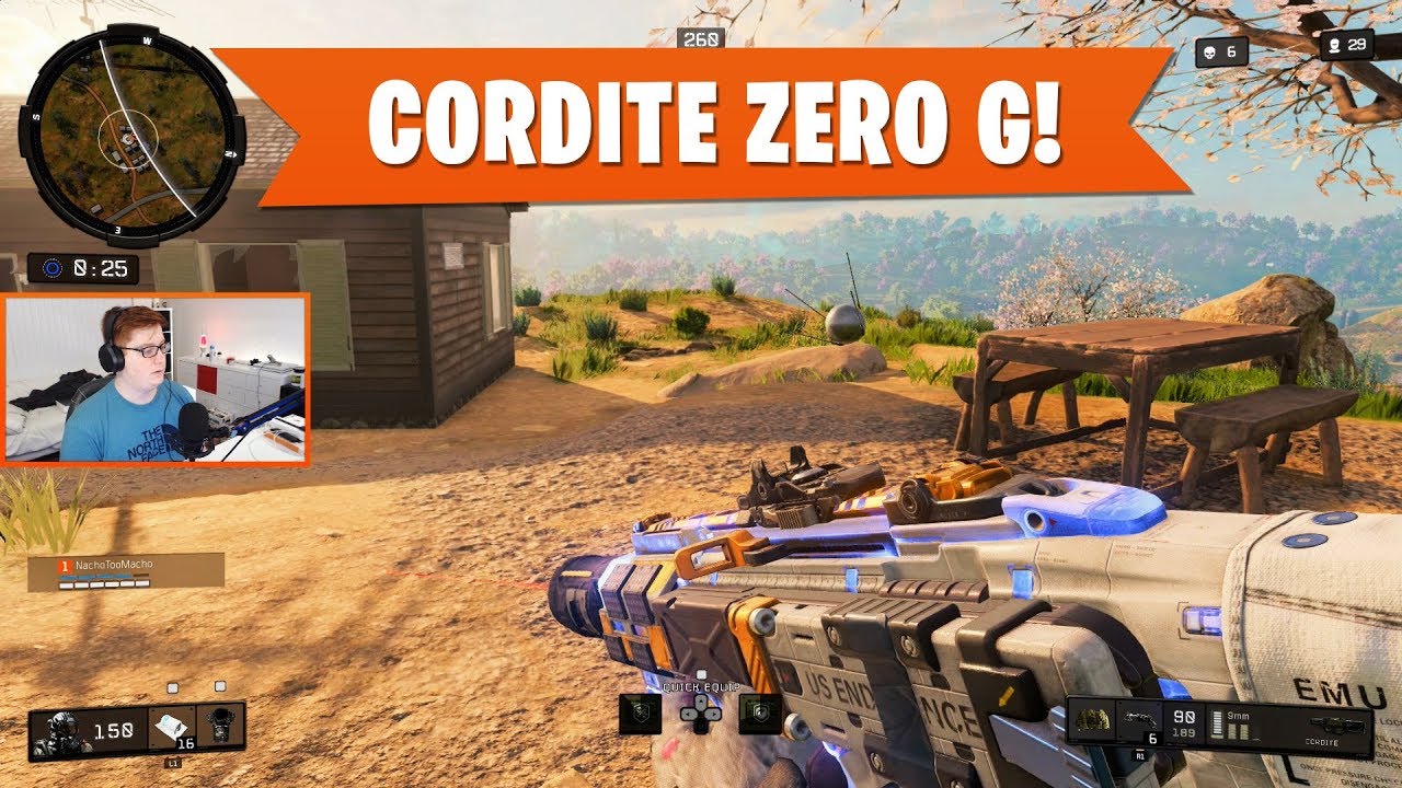 CORDITE ZERO G MASTERCRAFT! | Black Ops 4 Blackout | PS4 Pro