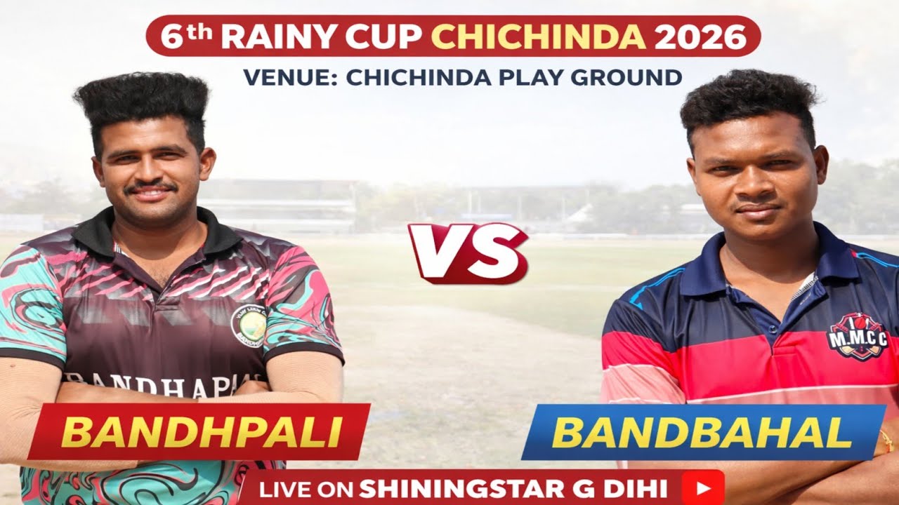 🔴LIVE:-BANDHPALI(SNG) VS BANDHBAHAL(JSG) //🏆6th RAINY CUP CHICHINDA🏆