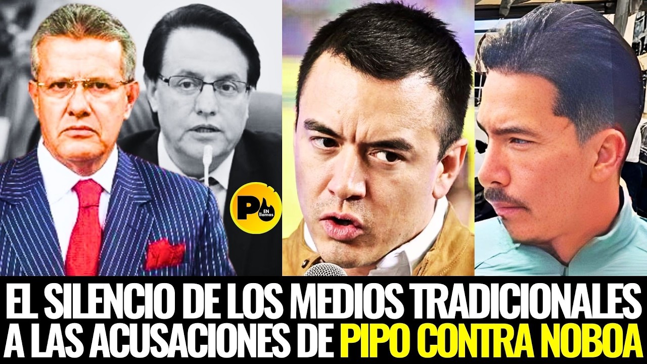 Dr. Augusto Tandazo (El silencio de los medios tradicionales a las acusaciones de Pipo contra Noboa)